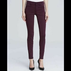 J Brand Maria Luxe Sateen Hi-Rise Skinny